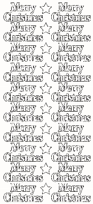 Artdeco-Merry Christmas gold/gold sticker sheet